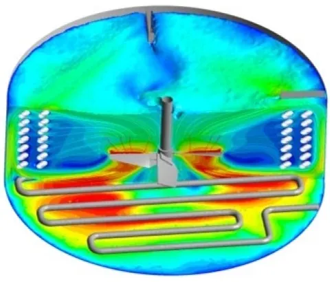 imagem ilustrativa de Análise Fluidodinâmica Computacional (CFD)